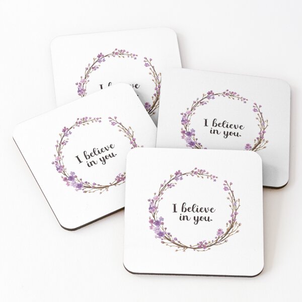 Item preview, I believe in you lilac flowers designed and sold by uunaa.