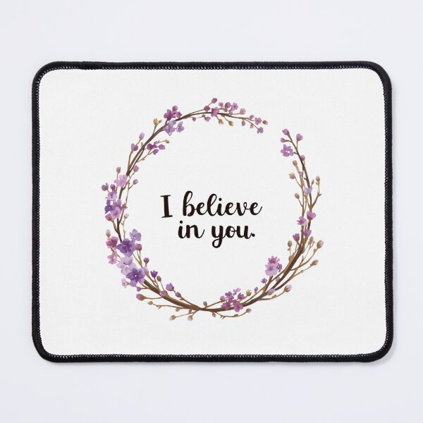 Item preview, I believe in you lilac flowers designed and sold by uunaa.