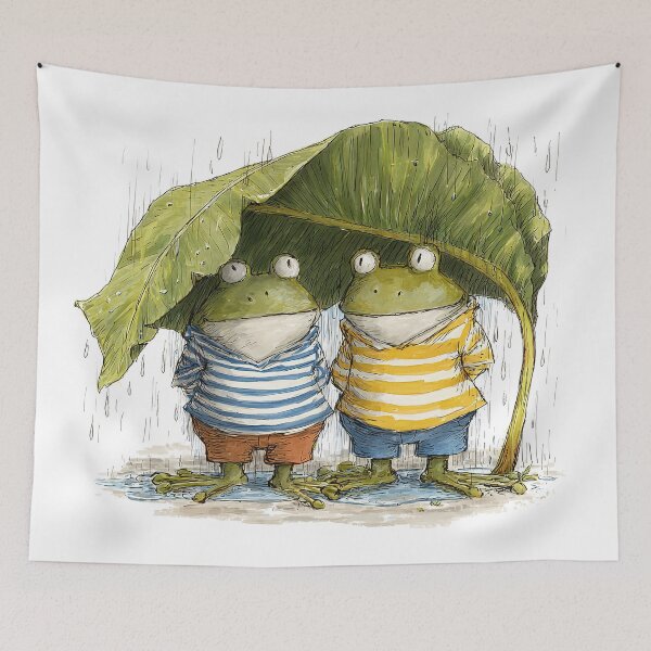 Item preview, Frogs Under Leaf Umbrella designed and sold by Venon28.
