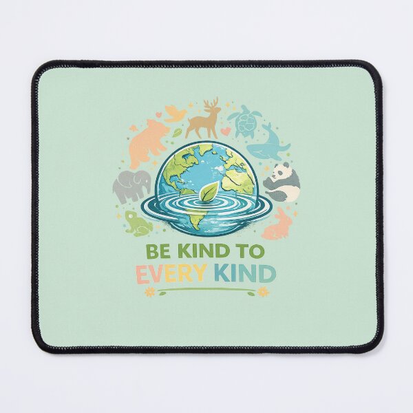 Item preview, Be Kind to Every Kind – Cute Animal & Earth Love Quote | Eco Friendly Kindness Design designed and sold by warlistop.