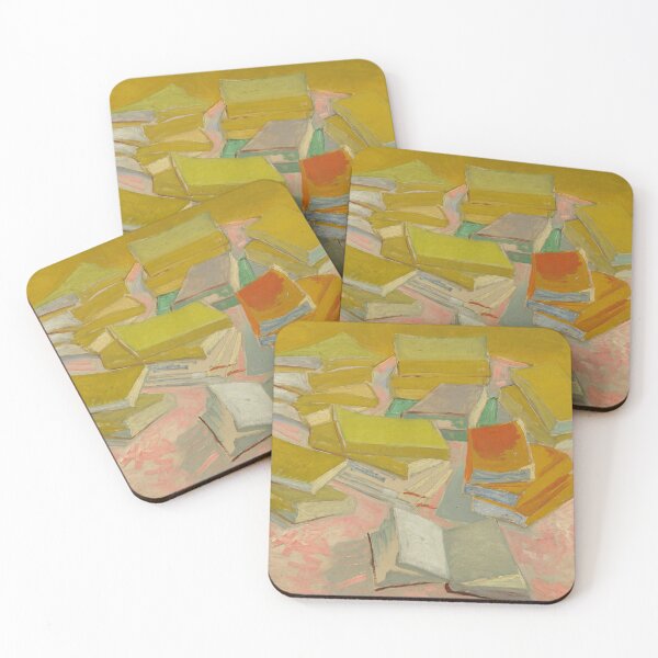 Item preview, Piles of French Novels by Vincent van Gogh: Literary Still Life Poster designed and sold by artofuniverse.