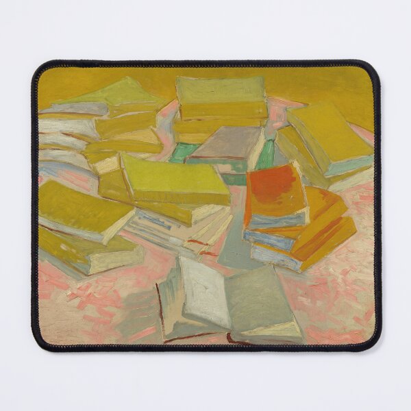 Item preview, Piles of French Novels by Vincent van Gogh: Literary Still Life Poster designed and sold by artofuniverse.