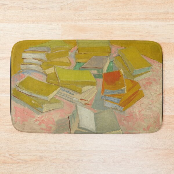 Item preview, Piles of French Novels by Vincent van Gogh: Literary Still Life Poster designed and sold by artofuniverse.