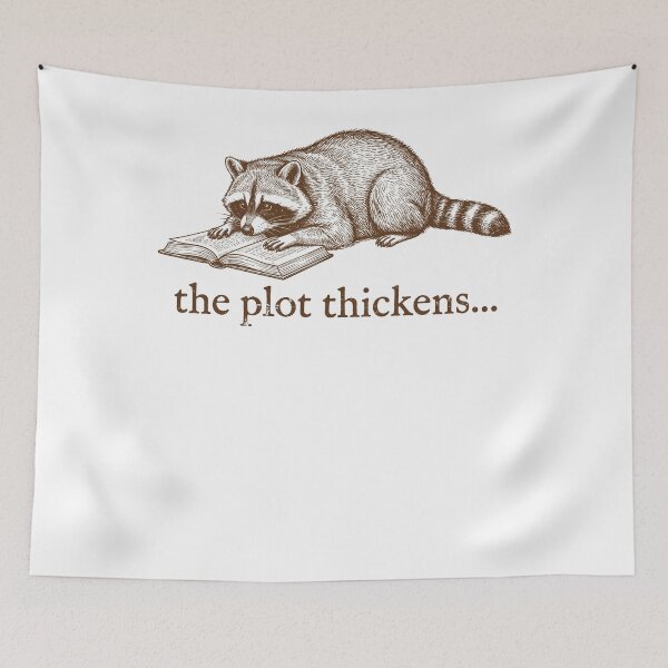Item preview, The Plot Thickens | Book Lover designed and sold by chicdeboutique.