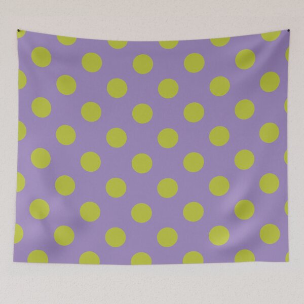Item preview, LARGE POLKA DOTS 1-2026. LILAC AND PISTACHIO GREEN designed and sold by isamartindesign.