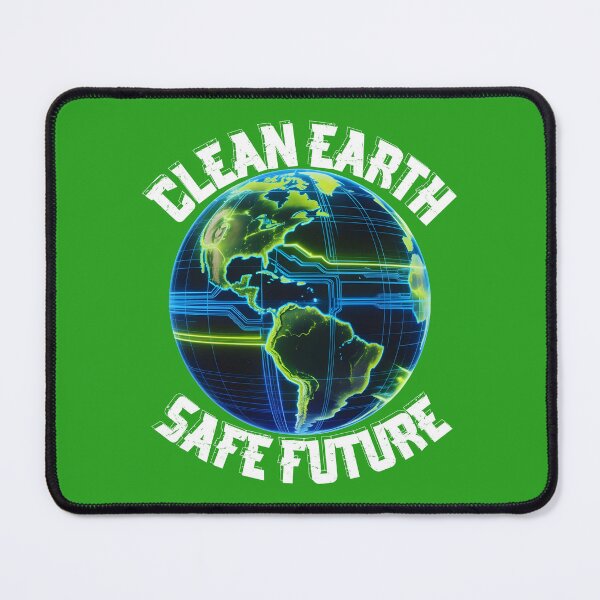 Item preview, Clean Earth Safe Future – Futuristic Digital Planet Environmental Design designed and sold by PeteLawliiet.