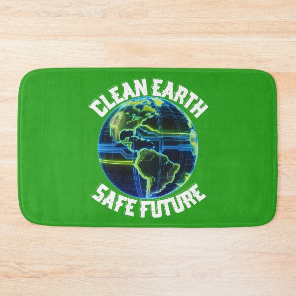 Item preview, Clean Earth Safe Future – Futuristic Digital Planet Environmental Design designed and sold by PeteLawliiet.