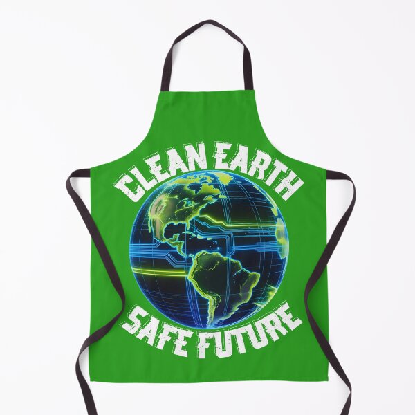 Item preview, Clean Earth Safe Future – Futuristic Digital Planet Environmental Design designed and sold by PeteLawliiet.