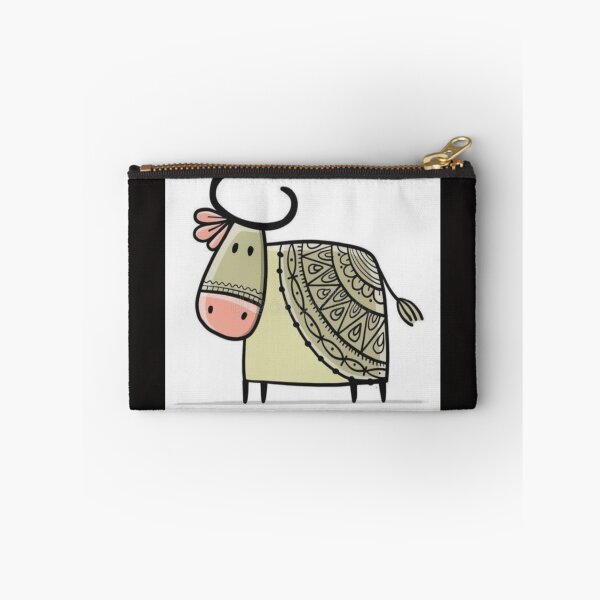 Item preview, Mandala Decorated Cartoon Cow Artwork  designed and sold by NivyasArtistry.