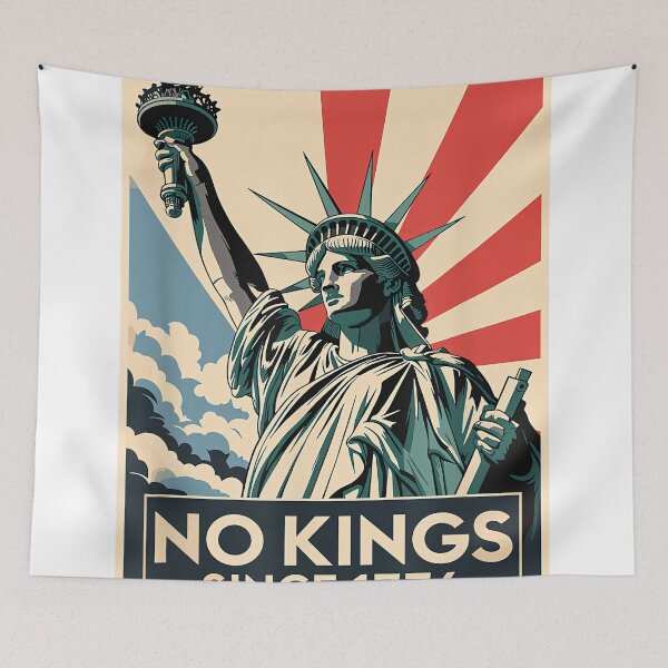 Item preview, No Kings in America Since 1776 Statue of Liberty Vintage designed and sold by JosephCTesterma.