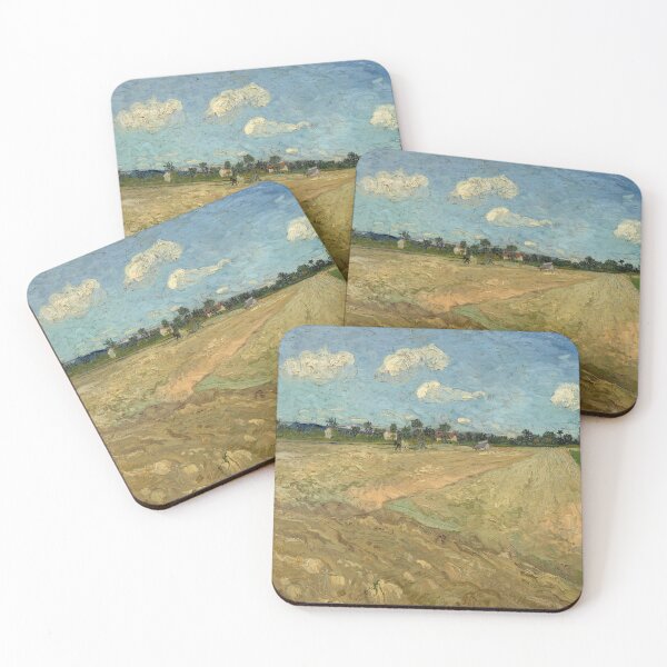 Item preview, Ploughed Fields the Furrows by Vincent van Gogh: Post Impressionist Landscape Poster designed and sold by artofuniverse.