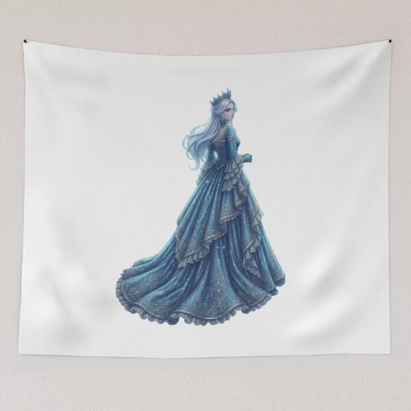 Item preview, Majestic Winter Empress in Layered Blue Gown designed and sold by Rehnair.