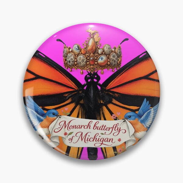 Item preview, Monarch Butterfly of Michigan designed and sold by FreshWaterWares.