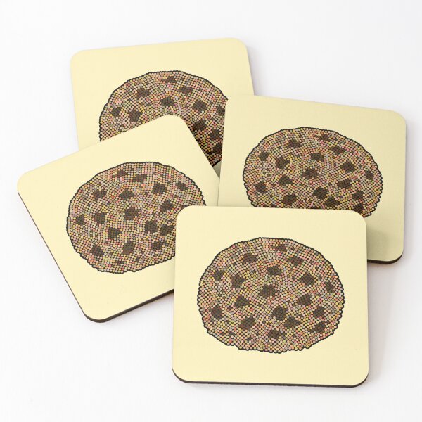 Item preview, Chocolate Chip Cookie Dot Art Mosaic designed and sold by MSBM Designs.