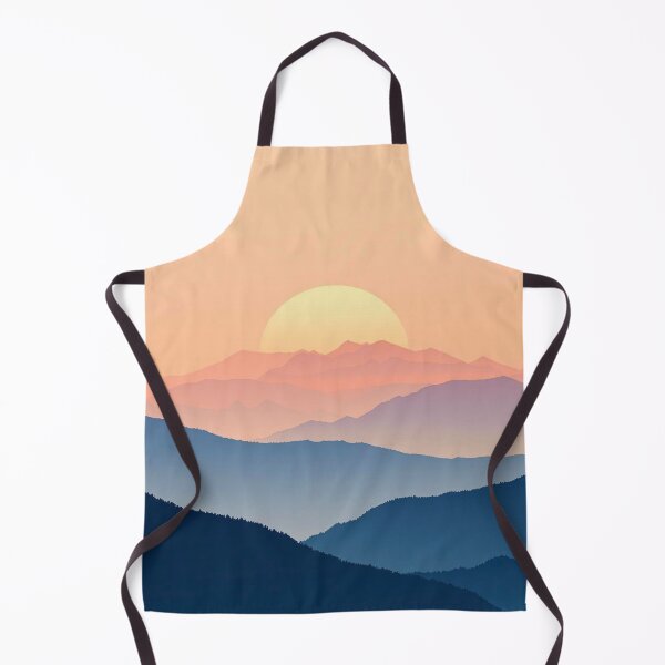 Aperçu de l'œuvre Minimalist Mountain Sunrise Landscape créée et vendue par FredyDesignHub.