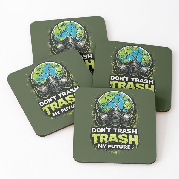 Item preview, Don’t Trash My Future – Climate Change Protest Design | Eco Activist Streetwear T-Shirt designed and sold by warlistop.