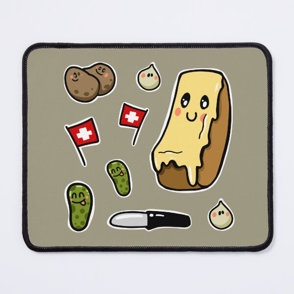 Item preview, Raclette Swiss sticker pack designed and sold by sianelliot.