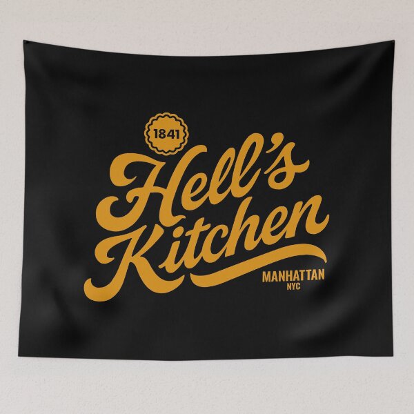 Item preview, Hells Kitchen Manhattan New York Lettering designed and sold by Boogosh.