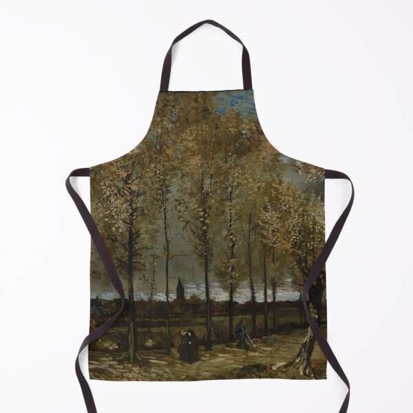 Item preview, Poplars Near Nuenen by Vincent van Gogh: Moody Autumn Landscape Poster designed and sold by artofuniverse.