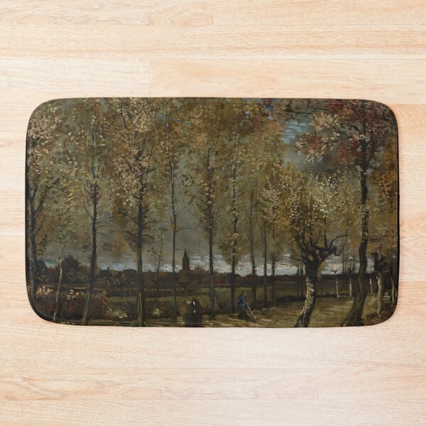 Item preview, Poplars Near Nuenen by Vincent van Gogh: Moody Autumn Landscape Poster designed and sold by artofuniverse.