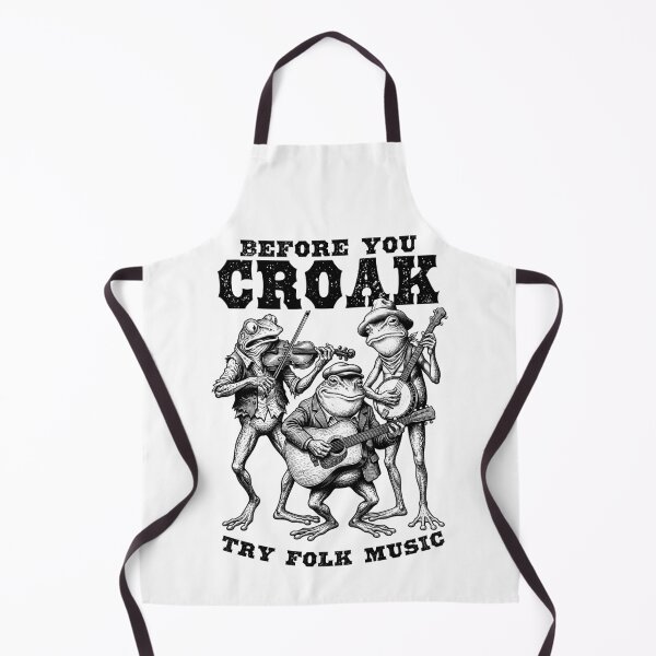 Item preview, Before You Croak Try Folk Music Funny Frog Band Musician designed and sold by GrandeDuc.