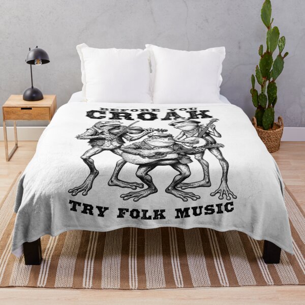 Item preview, Before You Croak Try Folk Music Funny Frog Band Musician designed and sold by GrandeDuc.