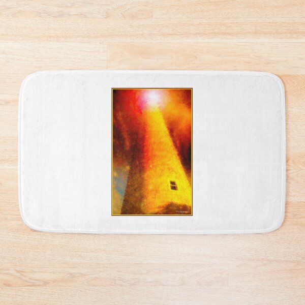 Item preview, Lighthouse in Late Afternoon, Cape May, New Jersey, Digital Illustration designed and sold by AMacGPhilly.