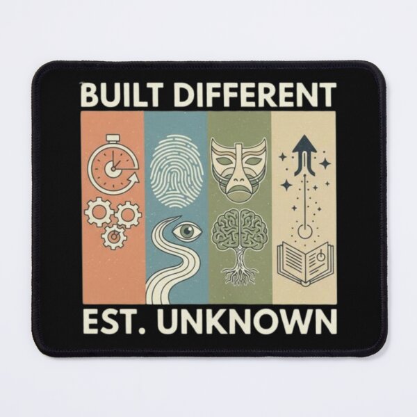 Item preview, Built Different – Est. Unknown designed and sold by Dogandesighn.