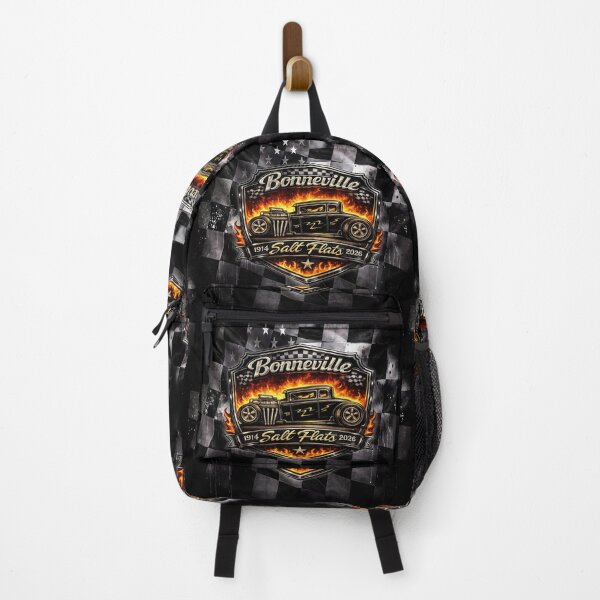 Item preview, Bonneville Salt Flats Hot Rod – Flame Racing Vintage Car Design designed and sold by artistwill.