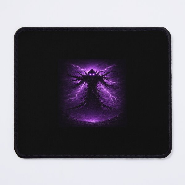 Item preview, Shadow Entity – Dark Purple Energy Demon | Cyberpunk Glow Art designed and sold by Shadowpaws Studio.