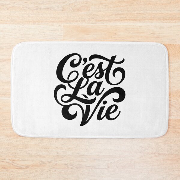 Item preview, C'est La Vie French Saying That's Life Quote designed and sold by AntiqueImages.