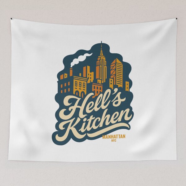 Item preview, Hells Kitchen Manhattan New York Skyline designed and sold by Boogosh.