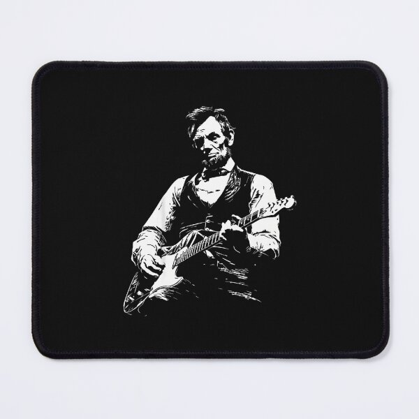 Item preview, President Abraham Lincoln Playing Guitar Abe Lincoln Design designed and sold by Jackstudioo.