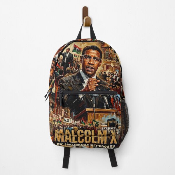 Item preview, By Any Means Necessary: Malcolm X Oil Art designed and sold by Art's Diner.