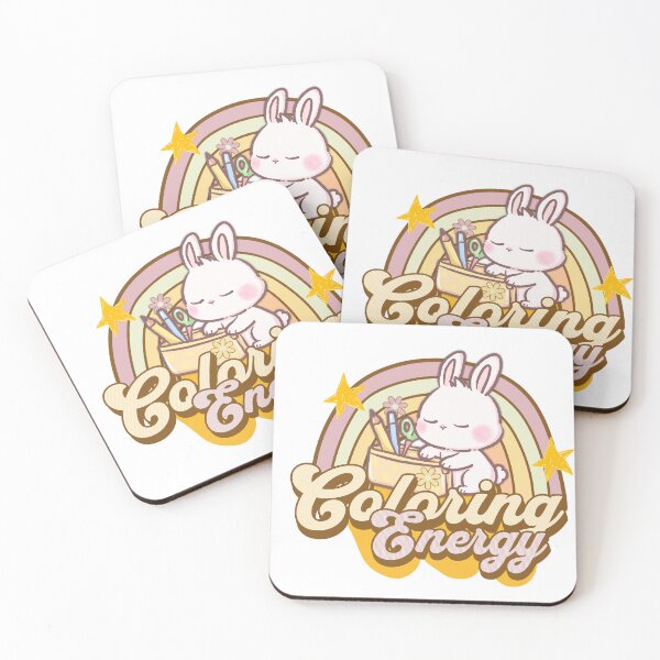 Item preview, BunBun Coloring Energy designed and sold by MoonberryMagic.