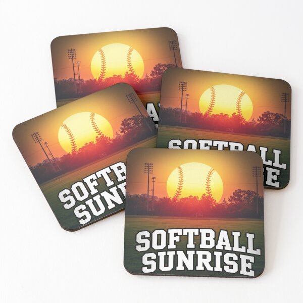 Item preview, Softball Sunrise Retro Sports Field Design designed and sold by Waldero.