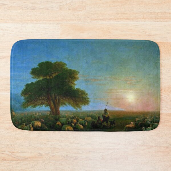 Item preview, Shepherds with a Flock of Sheep designed and sold by SharonTheFirst.