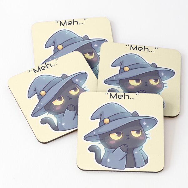 Item preview, meh. – Kawaii Indifferent Black Cat Aesthetic designed and sold by bistuni.