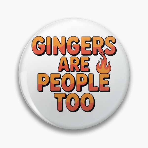 Item preview, Gingers Are People Too  Funny Redhead Humor Shirt Ginger Joke Flame Version designed and sold by Milosstudio.