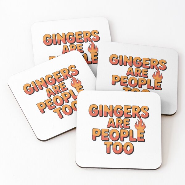 Item preview, Gingers Are People Too  Funny Redhead Humor Shirt Ginger Joke Flame Version designed and sold by Milosstudio.