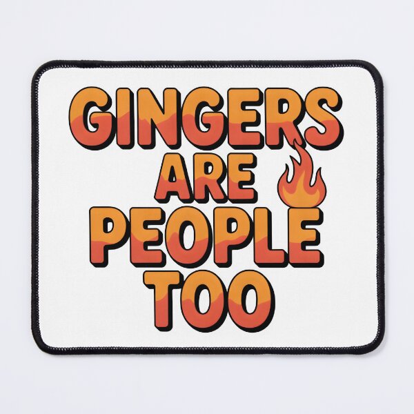 Item preview, Gingers Are People Too  Funny Redhead Humor Shirt Ginger Joke Flame Version designed and sold by Milosstudio.