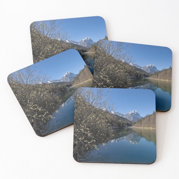 Item preview, Lake Riessersee in Garmisch-Partenkirchen, Upper Bavaria with mountain views designed and sold by BCBphotography.