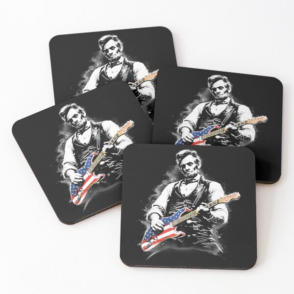 Item preview, Copy of President Abraham Lincoln Playing Guitar Abe Lincoln Design designed and sold by Jackstudioo.