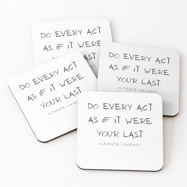 Item preview, Do Every Act As Your Last - Memento Mori Vigilante - Marcus Aurelius Stoic designed and sold by shopbyok.