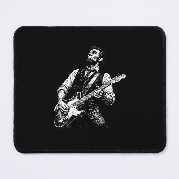 Item preview, President Abraham Lincoln Playing Guitar Abe Lincoln Design designed and sold by Jackstudioo.