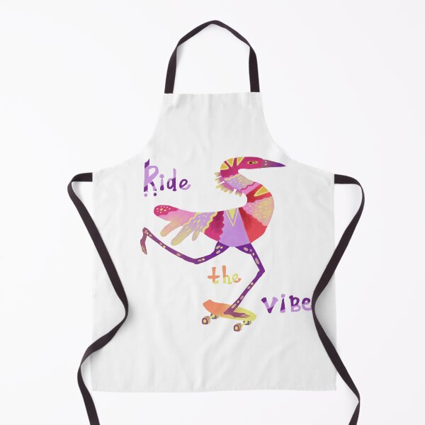 Item preview, Ride the Vibe Flamingo Skateboarding Sticker – Cool Pink Bird Skater Design designed and sold by FaliushART.