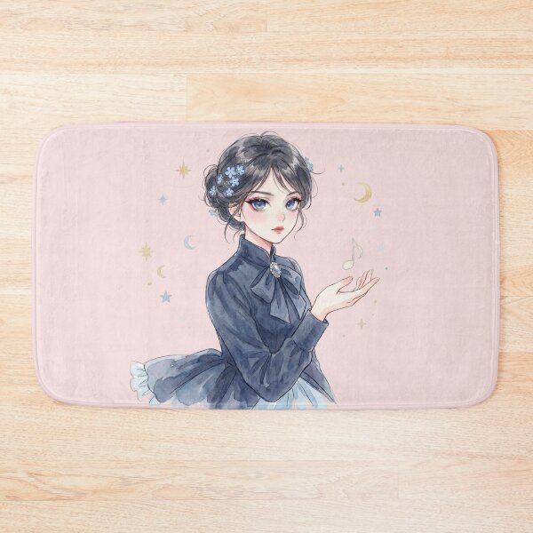 Item preview, Crimson Aurora – Vibrant Manhwa-Inspired Celestial Girl designed and sold by bistuni.