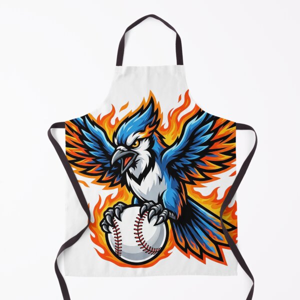 Item preview, Fire blue jay baseball mascot design | Toronto bird power designed and sold by Pandora´s Box.