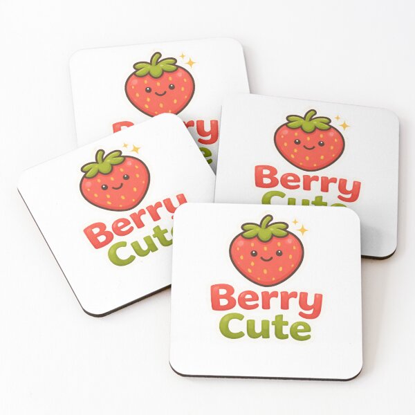 Item preview, Berry Cute Strawberry Kawaii Cartoon designed and sold by EastEndTownie.