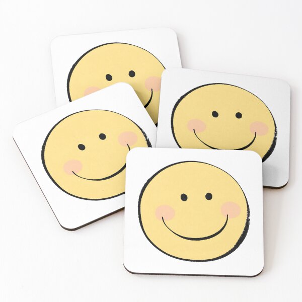Item preview, Soft Aesthetic Blush Smiley Face - Minimalist Retro Happy Face designed and sold by Artsy Corner.